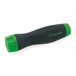 [103007115023] SNAP-ON NO.SGDMRC4AG Screwdriver Handle Ratcheting Soft Grip Standard Green