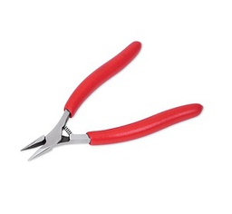 [104001115003] SNAP-ON NO.E704BCG (EP892A) Pliers Electronic Needle Nose 45 Angled Serrated Jaws 6 5/8&quot;