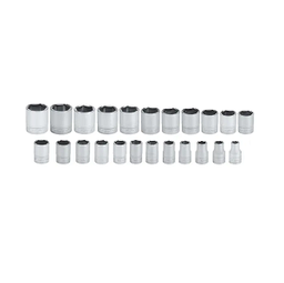 [101147115051] SNAP-ON NO.323TWM 1/2&quot;Dr. Set Socket Metric Shallow 6P (23pcs.) (10 to 32mm.)