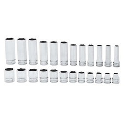 [101147115023] SNAP-ON NO.320TSWMA Set Socket Metric Shallow/Deep 6P (20 pcs.) (10 to 19mm 10 to 20mm.)