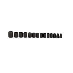 [101074115056] SNAP-ON NO.214IMFMYA 3/8&quot;Drive Set Impact Sockets Flank Drive 6P (14 pcs) (8 to 24mm.)2147