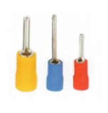 [E12546] หางปลาก้านไม้ขีด (แบบกลมหุ้ม) KENION NO.PIN5.5 Insulated pin connector , 2.63-6.64 mm. : YELLOW