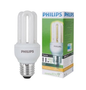 หลอดตะเกียบ PHILIPS Genie , 11W E27 Warm White