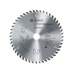 ใบตัดไม้ BOSCH No.2608642384 Circular saw blade , 168 x 1.8 /1.3 x 20 mm.