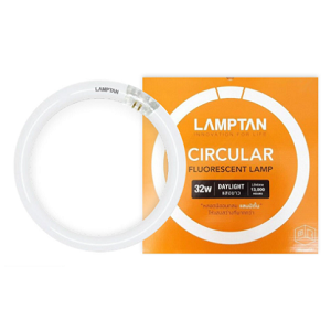 ชุดหลอดฟลูออเรสเซนต์กลม (บัลลาสต์อีเล็คโทรนิกส์) Lamptan NO.Circular Set 32W/ Daylight