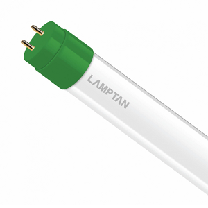 หลอดไฟ LED LAMPTAN TUBE GREEN T8 , 18W 1800 LM Day Linght ขั้วเขียว