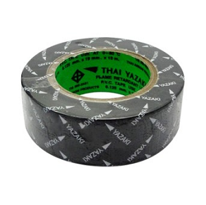 เทปพันสายไฟ สีดำ THAI YAZAKI Vinyl tape : Black , 3/4&quot;x30&quot;