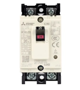 เซอร์กิตเบรคเกอร์ MITSUBISHI No.NF30CS Circuit breaker ,20A 2P