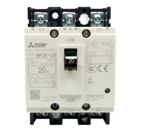 เซอร์กิตเบรคเกอร์ MITSUBISHI No.NF30CS Circuit breaker , 20A 3P