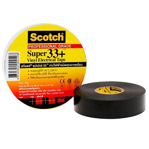 เทปพันสายไฟ 3M NO.Scotch-Super 33 , 3/4&quot; x 66 ฟุต