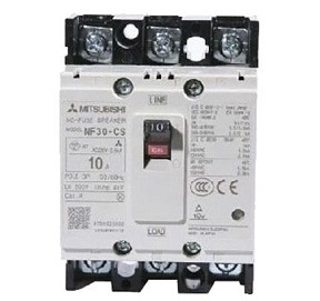 เซอร์กิตเบรคเกอร์ MITSUBISHI No.NF30CS Circuit breaker ,10A 3P