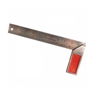 ฉากเหล็กวัดไม้หน้าใหญ่ META No.SQ-10 Angle Square Ruler , 10&quot;