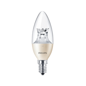 หลอดไฟ PHILIPS MAS LED CANDLE DIM DT 4-25W E14 B38 WarmWhite