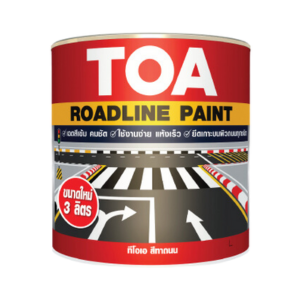 สีทาถนนสะท้อนแสง TOA NO.715 Road line paint , 1GL. (Red)