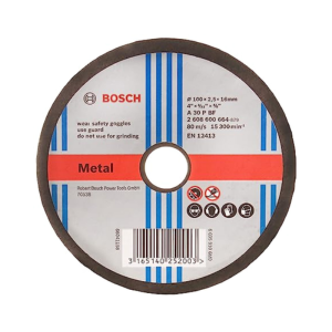 ใบตัด BOSCH No.2608600664 Straight Cutting Disc : Metal , 4&quot;