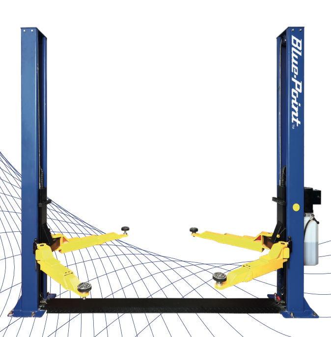 ลิฟท์ 2 ต้น BLUE-POINT NO.EELRBP779ELC4 3.5T Base-Plate 2-Post Lift (380-415V 3Ph 50Hz)