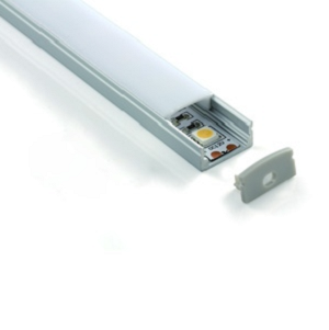 รางหลอดไฟสำหรับไฟริบบอน PSC No.HC074-2M Aluminum profile LED for Ribbon Strip line