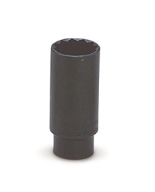 WRIGHT-TOOL NO.34614 1/2&quot;Dr. Deep Socket Industrial Finish Size 7/16&quot; 12P