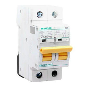 ลูกเซอร์กิตเบรคเกอร์ HACO No.H7-25/2C Circuit Breaker , 25A 2P