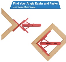 อุปกรณ์วัดมุม Bevel Adjustable angle bevel for Angle Measurements for Woodworking