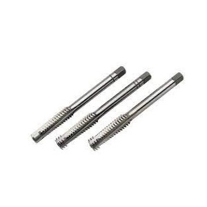 ชุดดอกต๊าปมือไฮสปีดโคบอลหน่วยมิล VOLKEL NO.90440 HSS-G Hand Tap Set JIS B4430 , M6x0.75 (3 pcs/set)