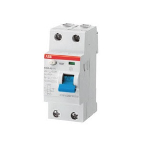 ลูกเซอร์กิตเบรคเกอร์กันดูด ABB NO.F202 AC-16/0.01 IEC Residual Current Circuit Breaker: RCCB , 2p 25A  10mA