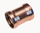 ข้อต่อตรงทองแดง Conex Banninger No.PA5275 02000000 Repair Coupling ( &gt;B&lt; press XL ) , 2.1/2&quot;