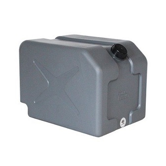 ถังพลาสติกแบบมีก๊อก IRONMAN NO.IWT002 40L Double Jerry Can with Barbed Outlet - (465 x 340 x 335mm)