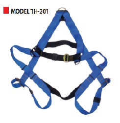 เข็มขัดรัดแบบเต็มตัว HARU No.Model TH-201 Safety Harness for working limit 100 kg. (Simple light Weight Easy to wear)