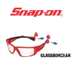 SNAP-ON No.GLASS80RCEAR Safety Glasses with Ear plugs