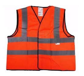 เสื้อกั๊กสะท้อนแสง (สีส้ม) 3M NO.2925-L Safety Vest (Lime orange) Size L , 156-204 cm. (wait 123-129 cm.)