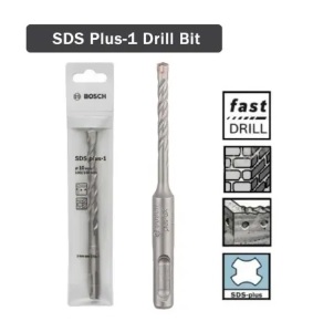 ดอกสว่านเจาะคอนกรีต BOSCH No.2608680257 Concrete drill bit : SDS Plus-1 (S3) , 4 x 50/110 mm.