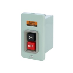 สวิตซ์กดจม QUBIX No.CBSY-315 Power Pushbutton Switch : 3P , 15A  , 600V / (Iron)