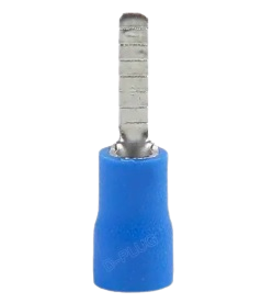 หางปลาก้านบาร์หุ้มฉนวนไวนิล K-KABLE No.PIN2F-14 Vinyl Lnsulated Pin Terminals : 16-14AWG , 1.04-2.63mm. / (Blue)