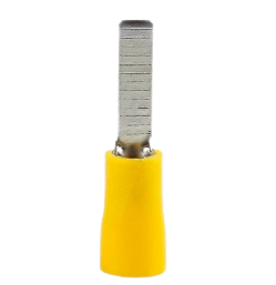 หางปลาก้านบาร์หุ้มฉนวนไวนิล K-KABLE No.PIN2F-14 Vinyl Lnsulated Pin Terminals : 12-10AWG , 4.6-6.64mm. / (Yellow)