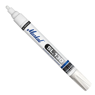 ปากกาเคมี MARKAL No.31200126 Crayon-based liquid paint :White