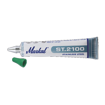 MARKAL No.10230523 ST.2100 Tube Marker :Green