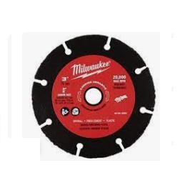 ใบตัดอเนกสงค์คารไบค์ MILWAUKEE No.4932464716 Carbide Universal Cutting Blade , 3''