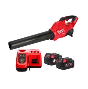 เครื่องเป่าใบไม้ไร้สาย MILWAUKEE No.M18 FBL-502 Cordless Leaf Blower 18V (Charger , 2battery 5.0Ah)