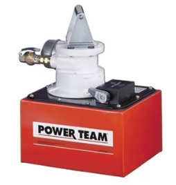 POWER TEAM No.PA464 Air-Driven Hydraulic Two-Speed Pump 40-120 psi / 61 lbs.