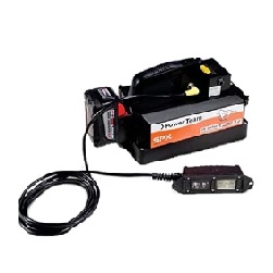 POWER TEAM No.PB102P-2 8VDC Battery Powered Hydraulic Pump, Single Acting, 2-Way with Auto Dump, Rapid Battery Charger, Hand Pendant Remote Control with 10' Cord