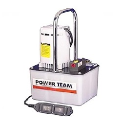 POWER TEAM No.PE172AM Electric Portable Pumps for Single Acting Cylinders : 2-Speed , 53.0 pounds/18.5 x 11.5 x 9.5 (inches)