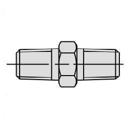 POWER TEAM No.9674 Male Connector, 1-11/16&quot; Long, 1/4&quot; x 3/8&quot; NPTF