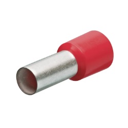 KNIPEX No.97 99 332 Wire Ferrules With Plastic Collar , 18AWG , 14mm. (Red)