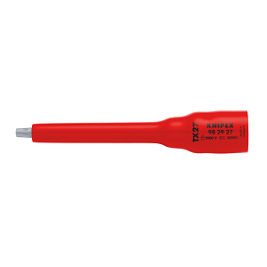 KNIPEX No.98 29 27 Sockets With Torx Drive , TX27&quot; , 123mm.