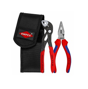 KNIPEX No.00 20 72 V06 Mini Pliers Set in Belt Tool Pouch , 2 Parts