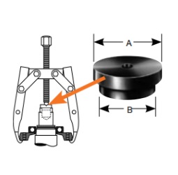 POWER TEAM No.8061 Step Plate Adapter , 1.63&quot;