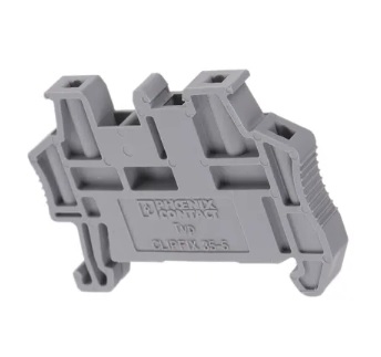 เทอร์มินอลตัวปิดท้าย No.TB263 End Stop Din rail terminal block , Colour Grey