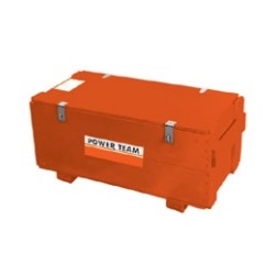 POWER TEAM No.IPS5017B Wooden Storage Box , 46&quot; L x 22.5&quot; W x 30&quot; D. Wt. 105 lbs.