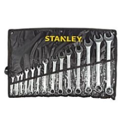 ชุดประแจแหวนข้างปากตาย STANLEY No.S351-80944 CMB Combination Wrenches Set , 14pcs/set